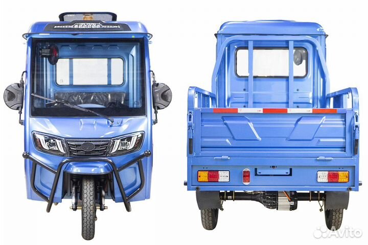 Грузовой трицикл с кабиной электрический Карго