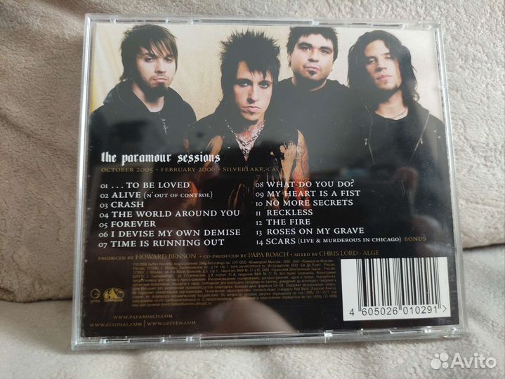Papa Roach - The Paramour Sessions CD (лицензия)