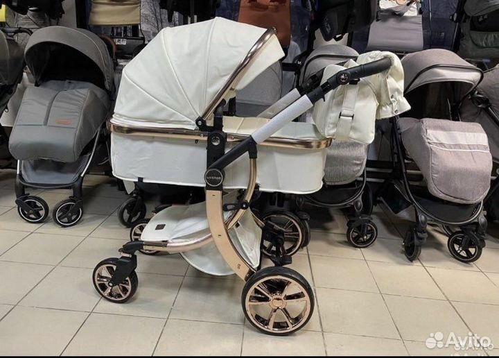 Коляска для детей с рождения Luxmom 608
