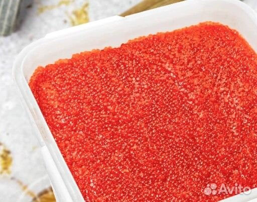 Красная икра кижуча