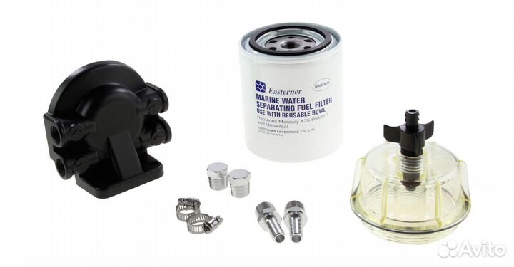 Фильтр топливный 10 мк с креплением водосборником