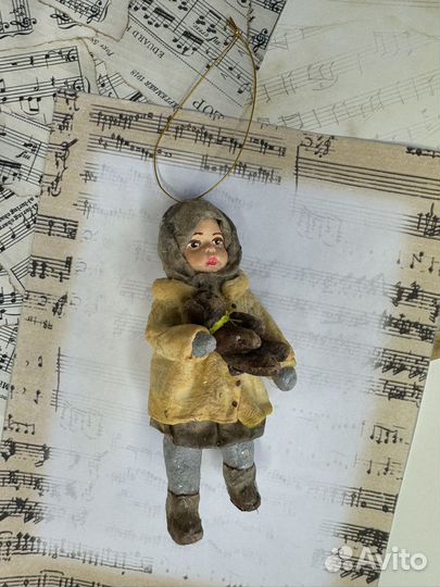 Ватная ёлочная игрушка