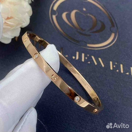 Браслет Cartier Love, 6 бриллиантов, 0,06ct