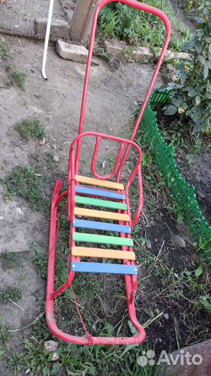 Детские зимние санки