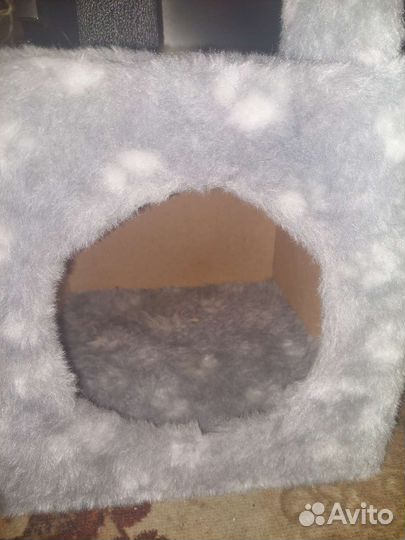 Домик для кошки с когтеточкой бу