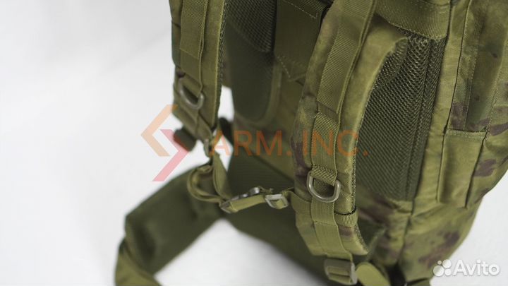 Тактический рюкзак 70л с алюминиевым каркасом мох