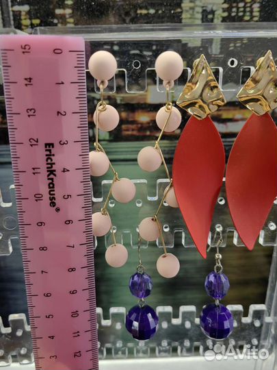 Серьги 2пары