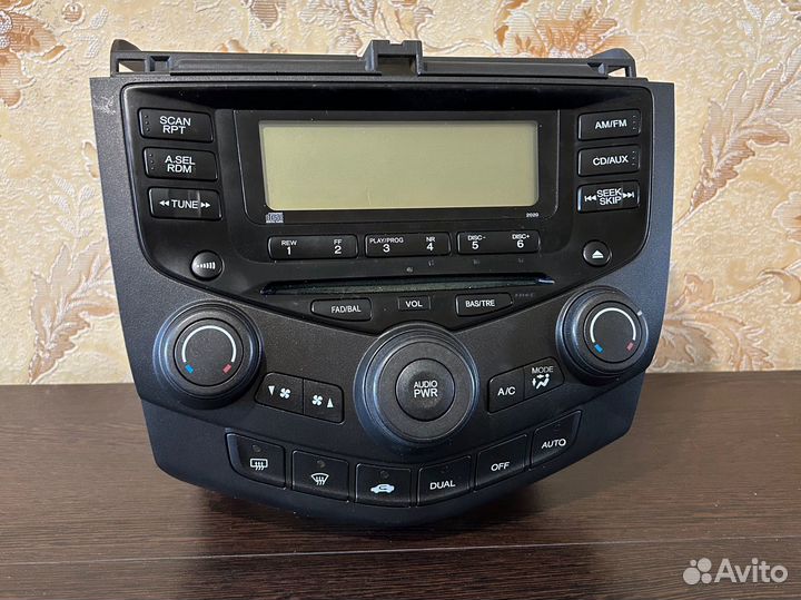 Мультимедия accord 7