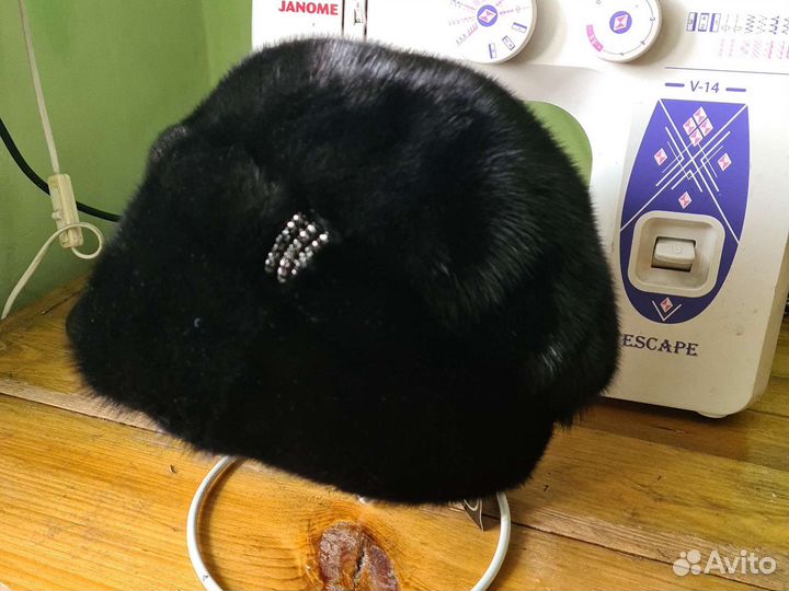 Шапка норковая женская