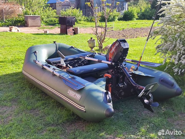 Комплект пвх лодка, Мотор Tohatsu, эхолот