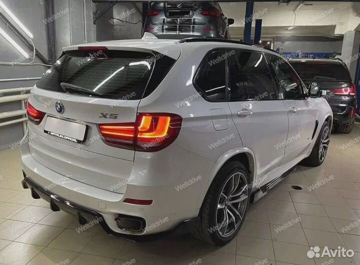 Лезвия BMW X5 F15 в стиле G05 глянцевые
