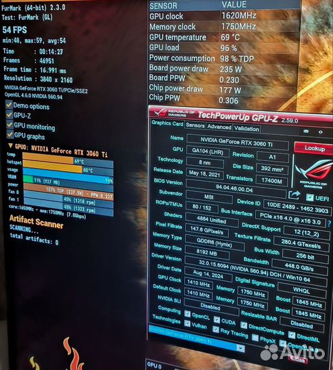 Msi 3060Ti Trio всегда есть обмен