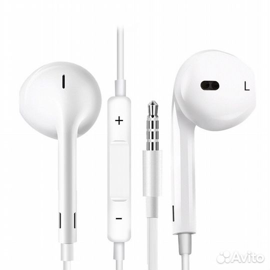 Наушники EarPods с разъемом (3.5mm) оригинал