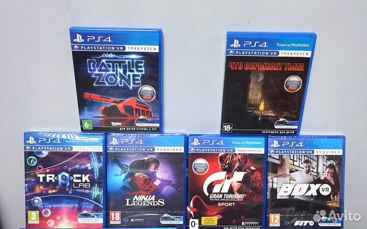 Игры ps4 VR