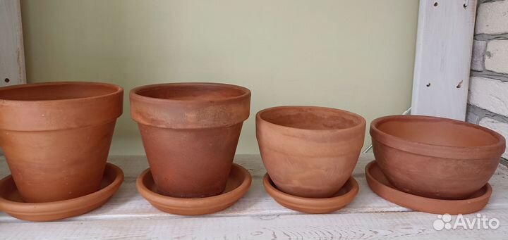 Керамический цветочный горшок