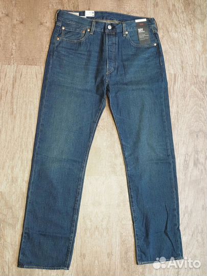 Джинсы Levis 501 легкие новые 34х32