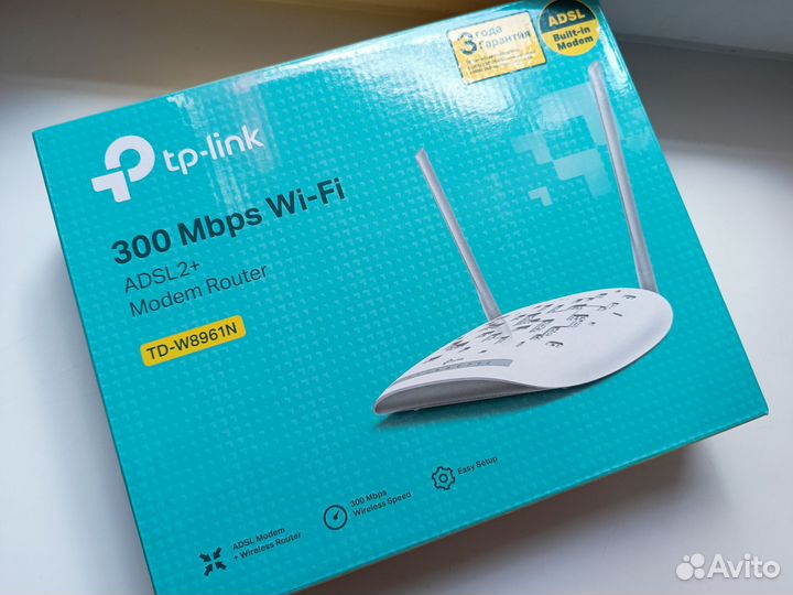 Wi-Fi роутер с модемом TP-link TD-W8961N, N300