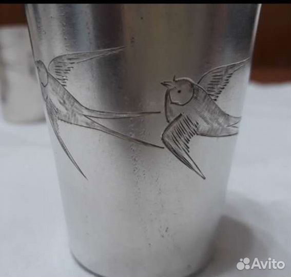 Рюмки набор Мельхиор