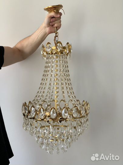 Люстра хрустальная чехия