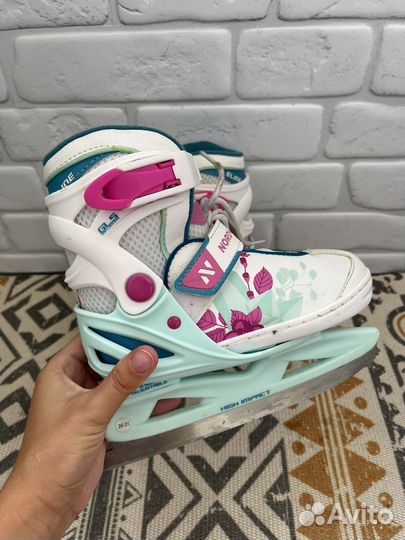 Коньки детские раздвижные
