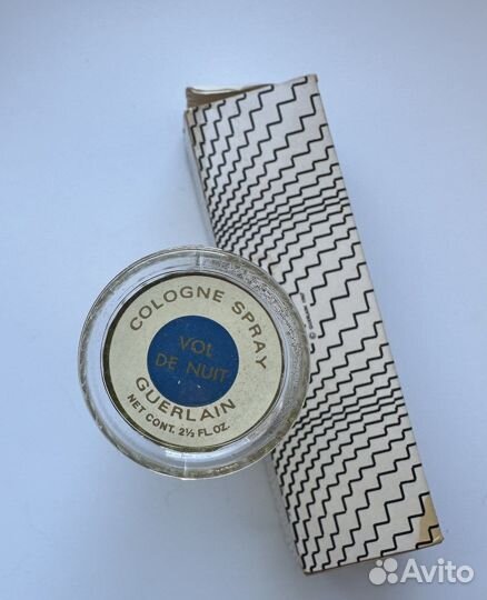 Guerlain vol de nuit eau de cologne 75 мл винтаж