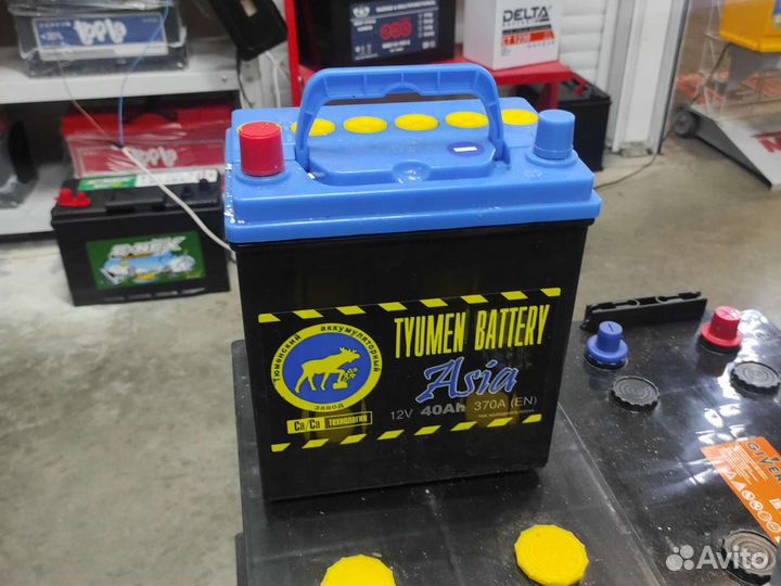 Акб на Matiz Тюмень 40 Ач прямой полярности
