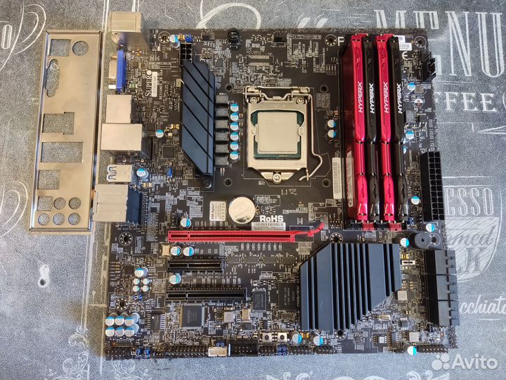 Комплект i7 4790, плата Z97, DDR3 32 Гб 1866 мгц