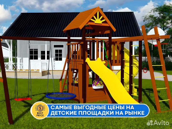 Площадка из клееного бруса