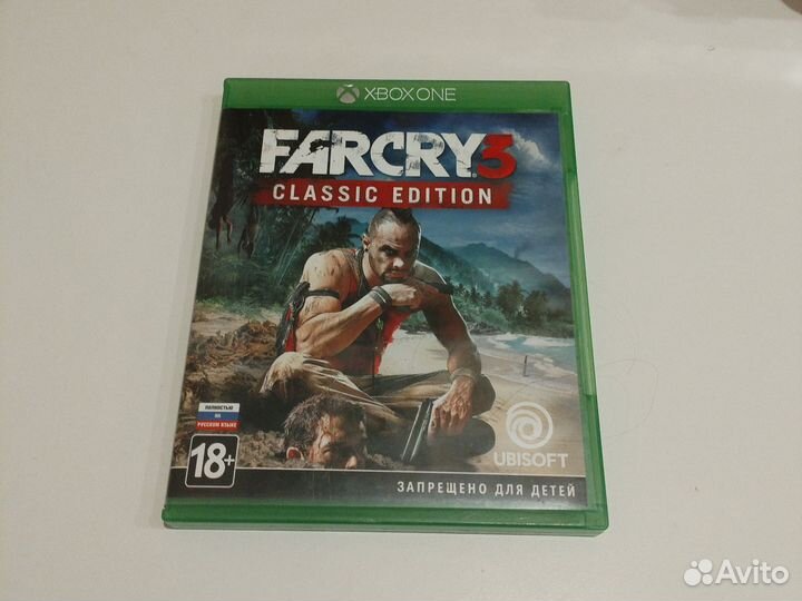 2 диска на Xbox one Metro Exodus и Far cry 3