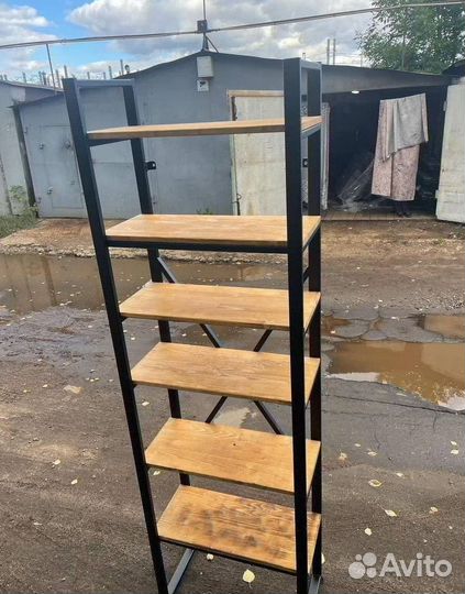 Стеллаж металлический для кафе