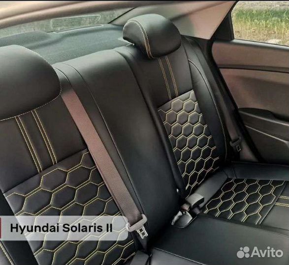 Авточехлы Hyundai solaris