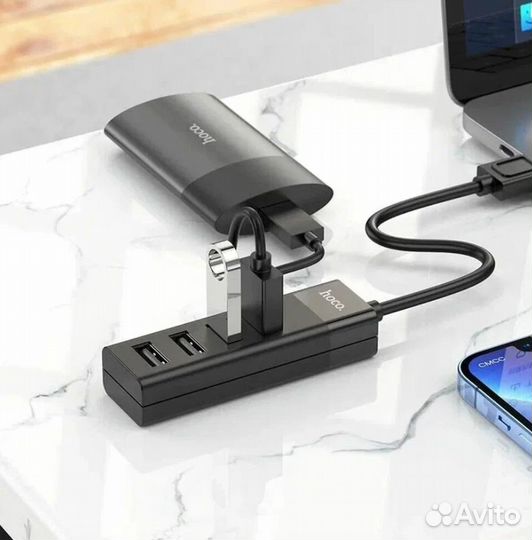 Переходник/ адаптер hoco HB25 USB