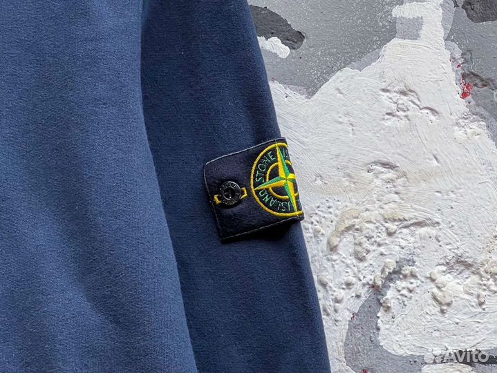 Худи Stone Island ZIP Dark Blue 23FW