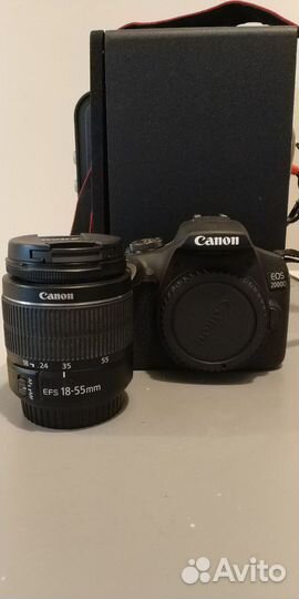 Зеркальный фотоаппарат canon eos 2000d