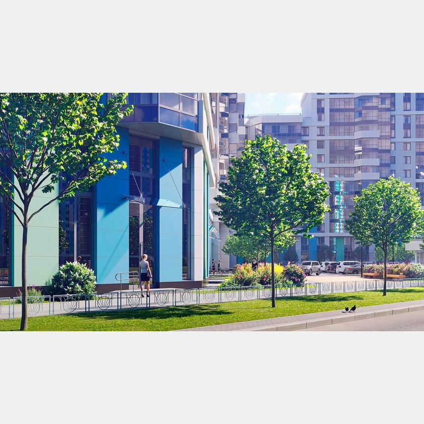 1-к. квартира, 43 м², 17/20 эт.