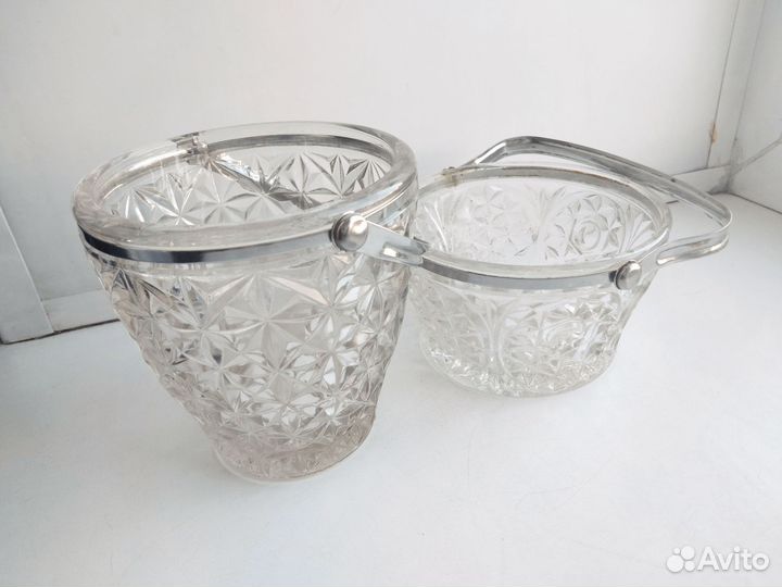 Вазы ведёрко - 2 шт одним пакетом, СССР