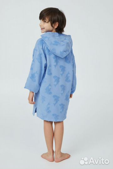 Детское полотенце с капюшоном на молнии