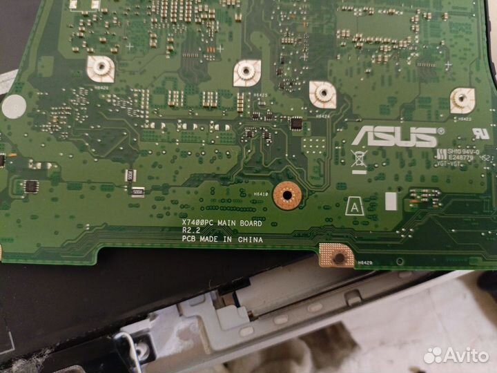 Asus VivoBook Pro 16 N7400PC мат плата и акб