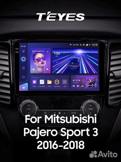 Магнитола Teyes CC3 2K 3/32 Mitsubishi PajeroSport