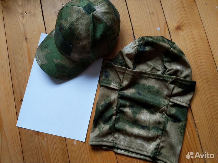 Балаклава тактическая + бейсболка для охоты