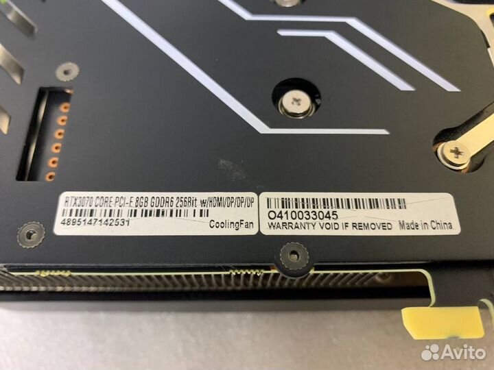 Видеокарта RTX 3070 KFA2 8gb Гарантия