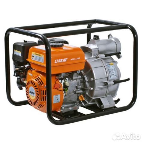 Мотопомпа Скат Мпб-1300+