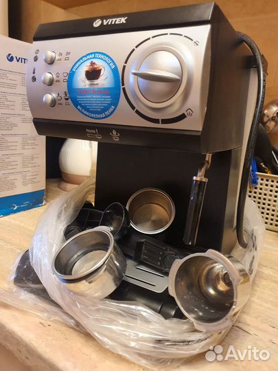 Кофеварка рожковая vitek