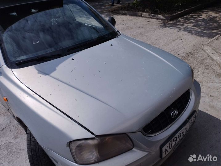 Капот Hyundai accent