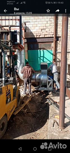 Монтаж вентиляции дымоходов вентканолов, отопления