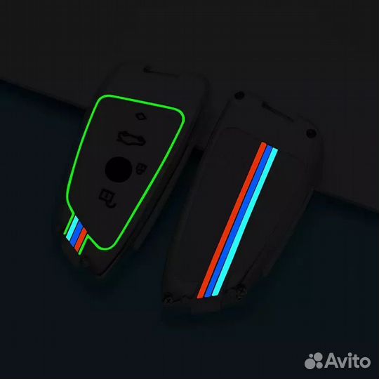 Чехол для ключа автомобиля BMW / бмв G серии 4 кнопки orange