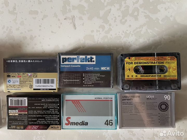 Кассеты новые разные