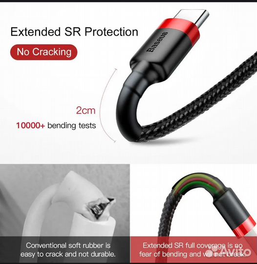 USB кабель baseus