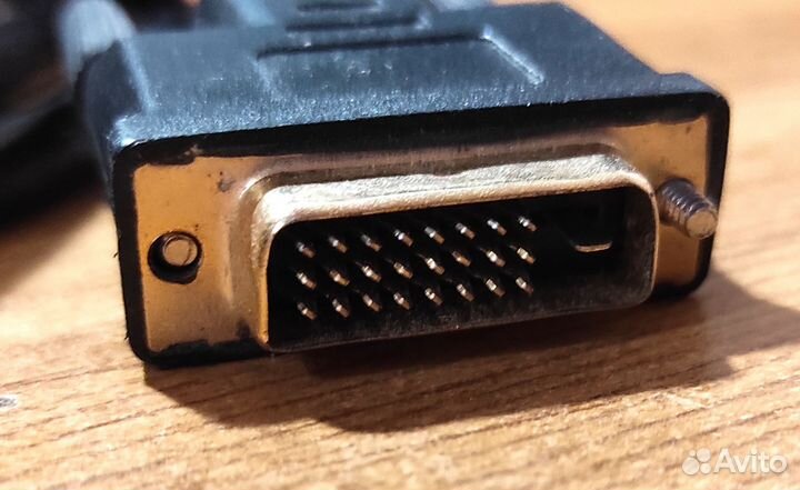 Кабель DVI-DVI позолоченный + Переходник hdmi-DVI