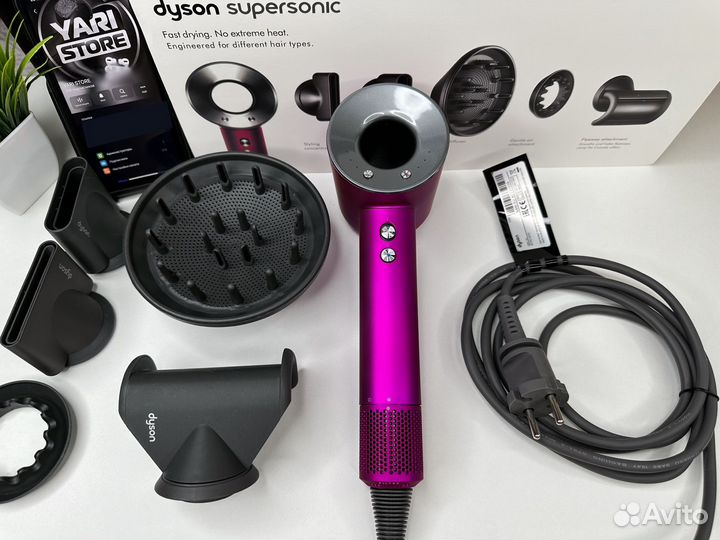 Фен Dyson supersonic hd08 Розовый никель